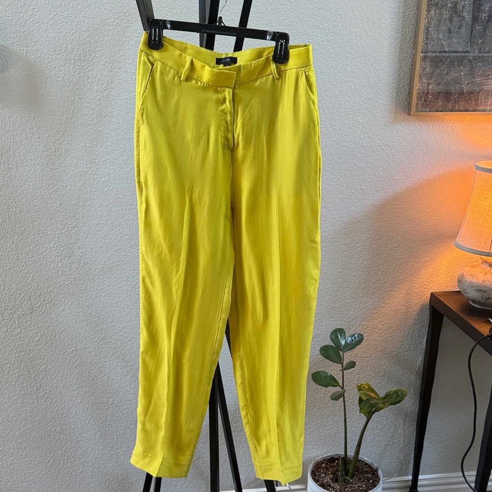 J. Crew Bright Yellow Suit